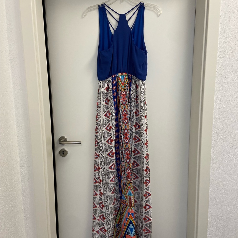 Pink Owl Sleeveless Maxi Dress - Small
